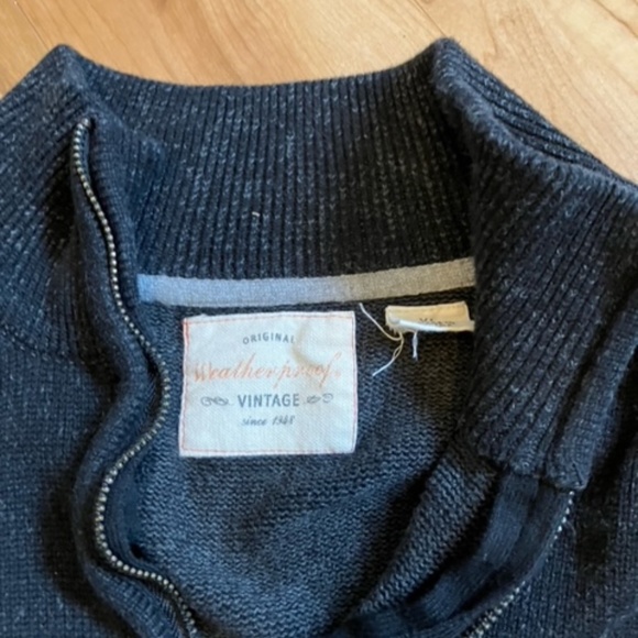 Mens Quarter Zip Sweater - Picture 3 of 4